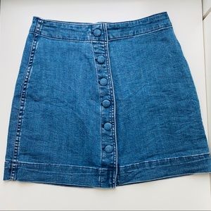 Madewell Jean Skirt